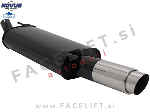 VW Golf 3 / 1H (91-97) / športni izpušni lonec / 1x 90mm / GP-Design