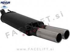 VW Golf 3 91-97 športni izpušni lonec 2x 76mm