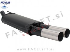 VW Golf 3 91-97 športni izpušni lonec 2x 76mm RL-Design