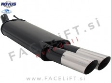 VW Golf 3 91-97 športni izpušni lonec 2x 76mm MS-Design