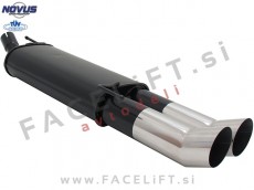 VW Golf 4 Cabriolet 98-02 športni izpušni lonec 2x 90mm DTM