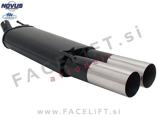 VW Golf 3 91-97 športni izpušni lonec 2x 90mm RL-Design