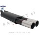 VW Golf 3 91-97 športni izpušni lonec 2x 90mm RL-Design