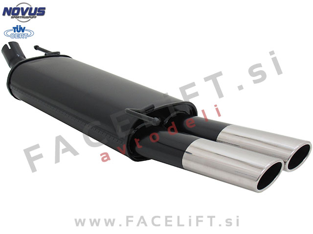 VW Golf 3 91-97 športni izpušni lonec 2x 85/58mm AM-Design
