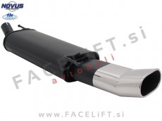 VW Golf 4 Cabriolet 98-02 športni izpušni lonec 1x 135x75mm DTM