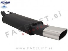 VW Golf 4 Cabriolet 98-02 športni izpušni lonec 1x 135x75mm