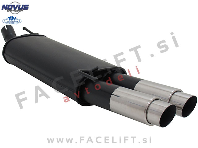 VW Golf 3 91-97 športni izpušni lonec 2x 76mm GP-Design