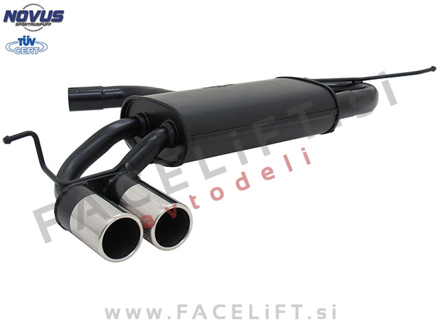 VW Golf Plus / 5M (05-09) / športni izpušni lonec / 2x 76mm