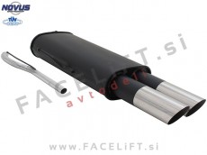 VW Passat / B3 35i (88-93) / športni izpušni lonec / 2x 76mm / MS-Design