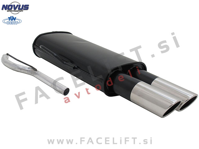 VW Passat / B3 35i (88-93) / športni izpušni lonec / 2x 76mm / SR-Design VW Passat / B3 35i (88-93) / športni izpušni lonec / 2x 76mm / SR-Design
