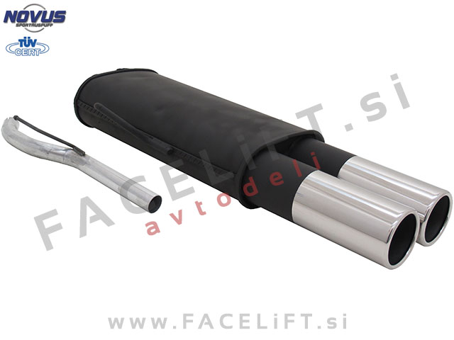 VW Passat / B4 3A (93-96) / športni izpušni lonec / 2x 90mm