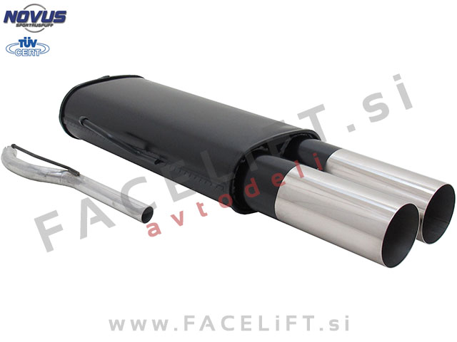 VW Passat / B4 3A (93-96) / športni izpušni lonec / 2x 90mm / RL-Design