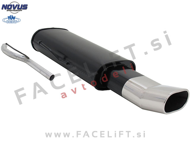 VW Passat / B3 35i (88-93) / športni izpušni lonec / 1x 135x75mm / DTM VW Passat / B3 35i (88-93) / športni izpušni lonec / 1x 135x75mm / DTM