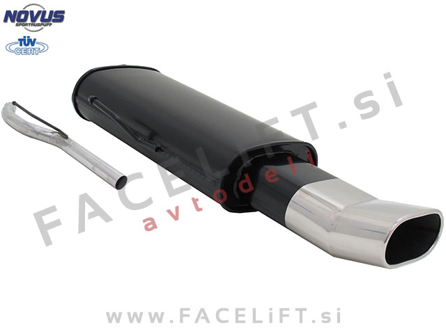 VW Passat / B4 3A (93-96) / športni izpušni lonec / 1x 135x75mm / DTM VW Passat / B4 3A (93-96) / športni izpušni lonec / 1x 135x75mm / DTM