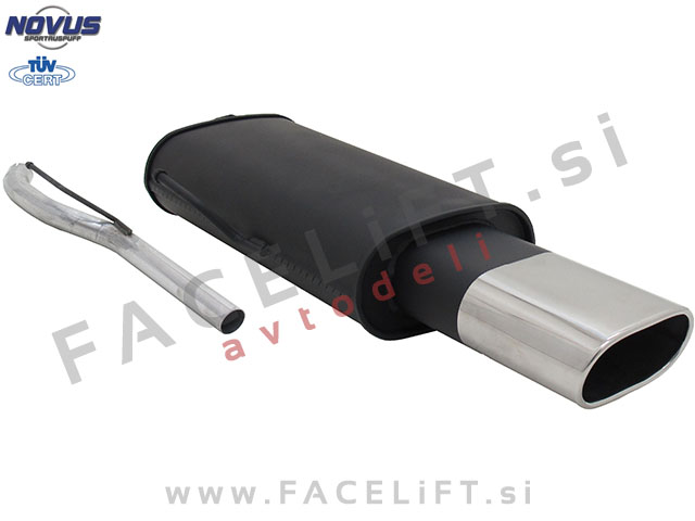 VW Passat / B4 3A (93-96) / športni izpušni lonec / 1x 135x75mm
