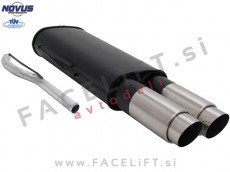 VW Passat / B3 35i (88-93) / športni izpušni lonec / 2x 90mm / GP-Design VW Passat / B3 35i (88-93) / športni izpušni lonec / 2x 90mm / GP-Design