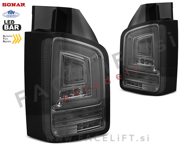 VW T5 / (09-15) / zadnje LED luči / DTS
