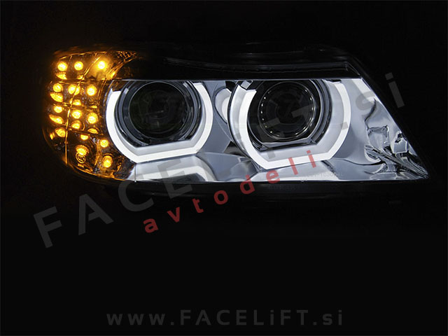 BMW 3 E90 E91 LCI 08-12 BI-Xenon žarometi DRL
