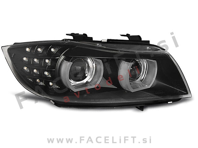 BMW 3 E90 E91 LCI 08-12 BI-Xenon žarometi DRL