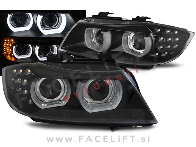 BMW 3 E90 E91 LCI 08-12 BI-Xenon žarometi DRL