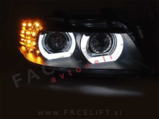 BMW 3 E90 E91 LCI 08-12 BI-Xenon žarometi DRL