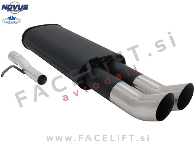 VW Passat / 3B (96-00) / športni izpušni lonec / 2x 76mm / DTM