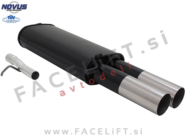 VW Passat / 3B (96-00) / športni izpušni lonec / 2x 76mm / RL-Design