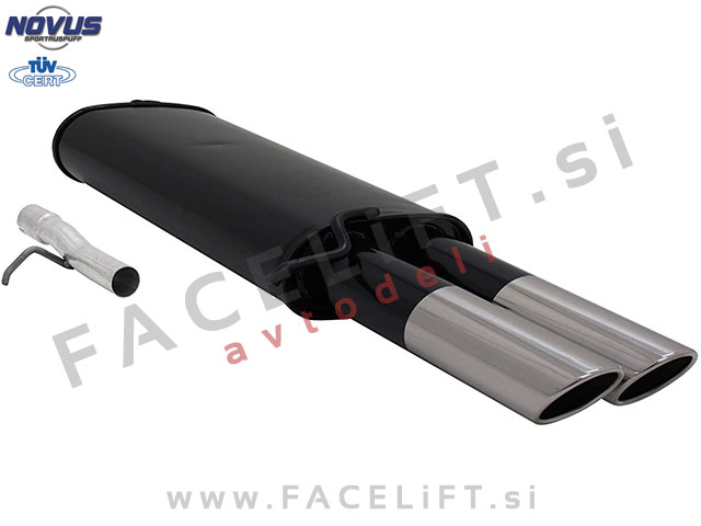 VW Passat / 3BG (00-05) / športni izpušni lonec / 2x 76mm / SR-Design