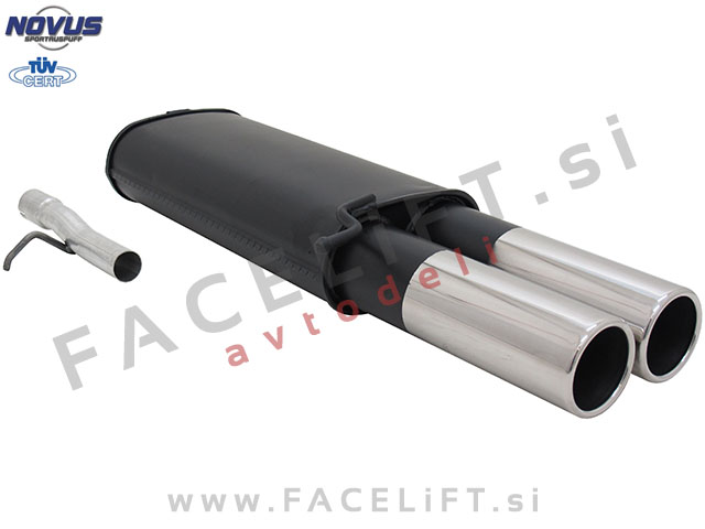 VW Passat / 3BG (00-05) / športni izpušni lonec / 2x 90mm