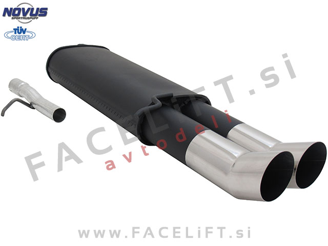 VW Passat / 3BG (00-05) / športni izpušni lonec / 2x 90mm / DTM