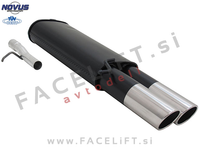 VW Passat / 3B (96-00) / športni izpušni lonec / 2x 90mm / SR-Design