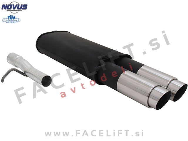 VW Passat / 3BG (00-05) / športni izpušni lonec / 2x 90mm / GP-Design