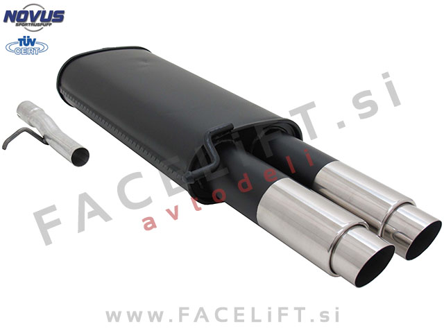 VW Passat / 3B (96-00) / športni izpušni lonec / 2x 76mm / GP-Design