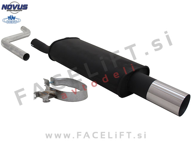 VW Polo / 86C (81-94) / športni izpušni lonec / 1x 90mm / RL-Design