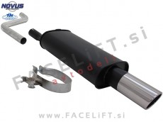 VW Polo / 86C (81-94) / športni izpušni lonec / 1x 90mm / SR-Design VW Polo / 86C (81-94) / športni izpušni lonec / 1x 90mm / SR-Design
