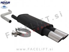 VW Polo / 86C (81-94) / športni izpušni lonec / 2x 76mm / MS-Design