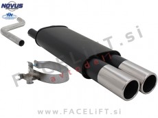 VW Polo / 86C (81-94) / športni izpušni lonec / 2x 90mm