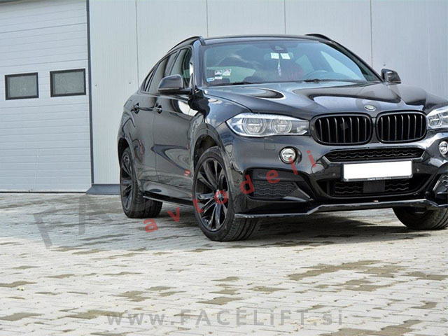 BMW X6 F16 M 14-19 podaljški pragov BMW X6 F16 M 14-19 podaljški pragov