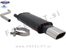 VW Polo / 86C (81-94) / športni izpušni lonec / 1x 135x75mm VW Polo / 86C (81-94) / športni izpušni lonec / 1x 135x75mm