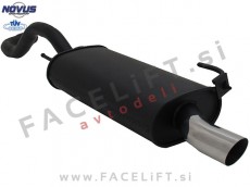 VW Polo 6N 6N2 94-01 športni izpušni lonec 1x 60mm S-Design VW Polo 6N 6N2 94-01 športni izpušni lonec 1x 60mm S-Design
