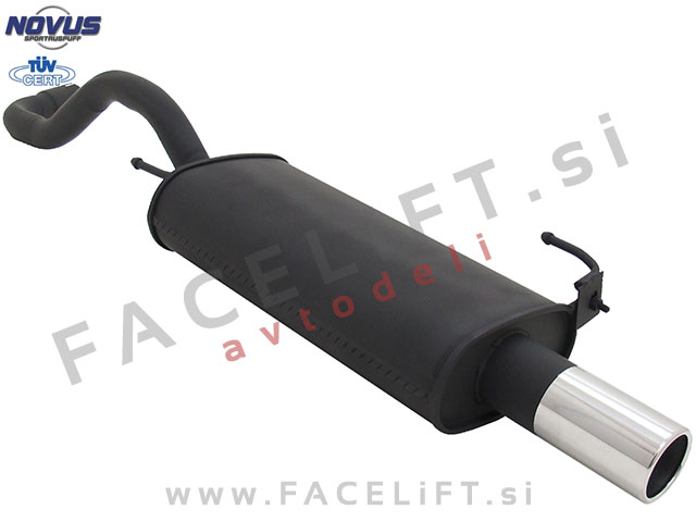 VW Polo 6N 6N2 94-01 športni izpušni lonec 1x 76mm VW Polo 6N 6N2 94-01 športni izpušni lonec 1x 76mm