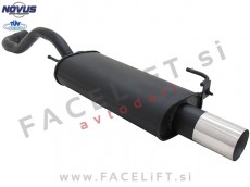 VW Polo 6N 6N2 94-01 športni izpušni lonec 1x 90mm RL-Design VW Polo 6N 6N2 94-01 športni izpušni lonec 1x 90mm RL-Design