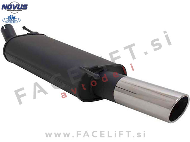 VW Polo 6N 6N2 94-01 športni izpušni lonec 1x 90mm SR-Design VW Polo 6N 6N2 94-01 športni izpušni lonec 1x 90mm SR-Design