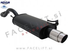 VW Polo 6N 6N2 94-01 športni izpušni lonec 1x 90mm GP-Design VW Polo 6N 6N2 94-01 športni izpušni lonec 1x 90mm GP-Design
