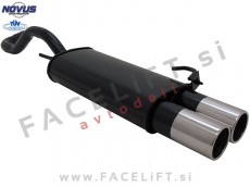 VW Polo 6N 6N2 94-01 športni izpušni lonec 2x 90mm VW Polo 6N 6N2 94-01 športni izpušni lonec 2x 90mm