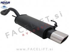 VW Polo 6N 6N2 94-01 športni izpušni lonec 1x 135x75mm