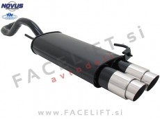 VW Polo 6N 6N2 94-01 športni izpušni lonec 2x 90mm GP-Design VW Polo 6N 6N2 94-01 športni izpušni lonec 2x 90mm GP-Design