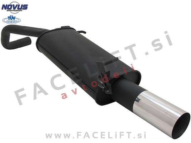 VW Polo 9N 9N3 01-09 športni izpušni lonec 1x 90mm RL-Design VW Polo 9N 9N3 01-09 športni izpušni lonec 1x 90mm RL-Design