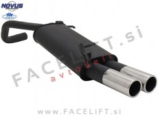 VW Polo 9N 9N3 01-09 športni izpušni lonec 2x 76mm VW Polo 9N 9N3 01-09 športni izpušni lonec 2x 76mm