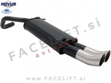 VW Polo 9N 9N3 01-09 športni izpušni lonec 2x 76mm DTM VW Polo 9N 9N3 01-09 športni izpušni lonec 2x 76mm DTM